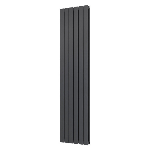 PlumbGalaxy (1600 x 410mm Double, Anthracite) Flat Panel Designer Radiator 2