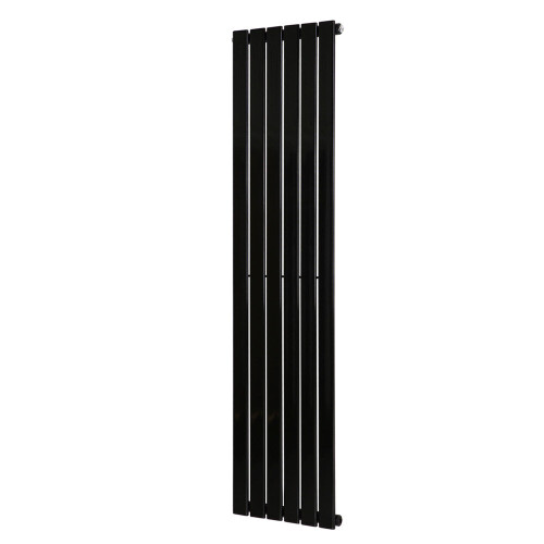 PlumbGalaxy (1800 x 410mm Single, Black) Flat Panel Designer Radiator 1