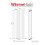 PlumbGalaxy (1600 x 546mm Single, White) Flat Panel Designer Radiator 5