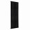 PlumbGalaxy (1800 x 682mm Single, Black) Flat Panel Designer Radiator 3