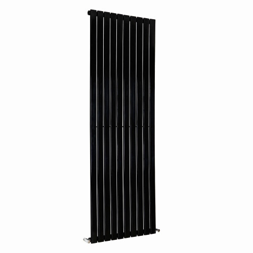 PlumbGalaxy (1800 x 682mm Single, Black) Flat Panel Designer Radiator 2