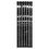 PlumbGalaxy (1800 x 546mm Single, Black) Flat Panel Designer Radiator 2