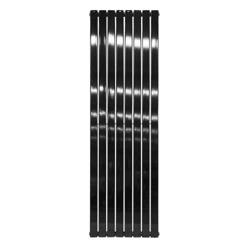 PlumbGalaxy (1600 x 546mm Single, Black) Flat Panel Designer Radiator 2