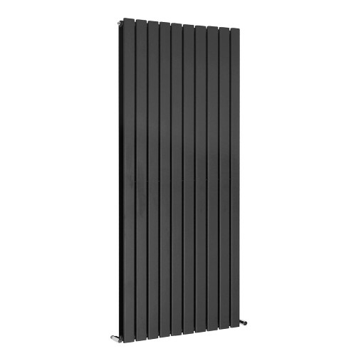 PlumbGalaxy (1600 x 682mm Double, Anthracite) Flat Panel Designer Radiator 2