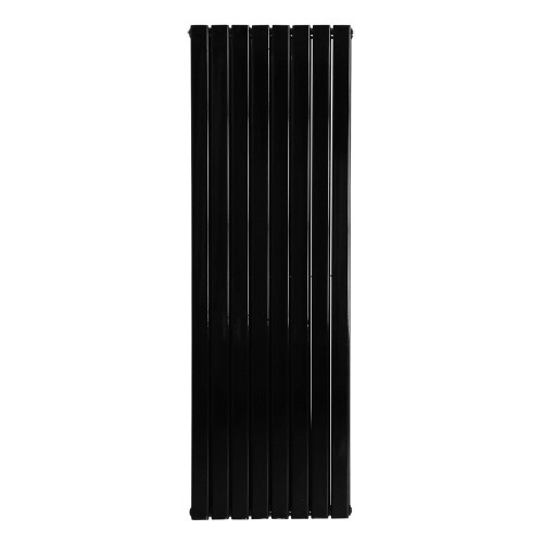 PlumbGalaxy (1600 x 546mm Double, Black) Flat Panel Designer Radiator 2
