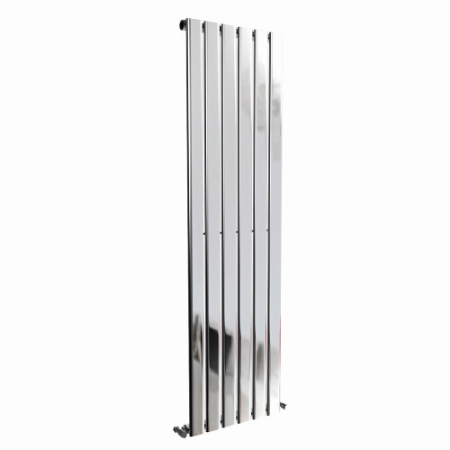 PlumbGalaxy (1600 x 410mm Single, Chrome) Flat Panel Designer Radiator 1