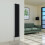 PlumbGalaxy (1800 x 274mm Single, Black) Flat Panel Designer Radiator 1