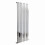 PlumbGalaxy (1800 x 546mm Single, Chrome) Flat Panel Designer Radiator 1