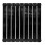 PlumbGalaxy (600 x 614mm Single, Black) Flat Panel Designer Radiator 2