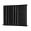 PlumbGalaxy (600 x 886mm Single, Black) Flat Panel Designer Radiator 2