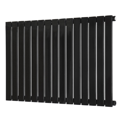 PlumbGalaxy (600 x 1022mm Single, Black) Flat Panel Designer Radiator 1