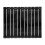 PlumbGalaxy (600 x 750mm Single, Black) Flat Panel Designer Radiator 4