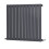 PlumbGalaxy (600 x 750mm Single, Anthracite) Flat Panel Designer Radiator 2