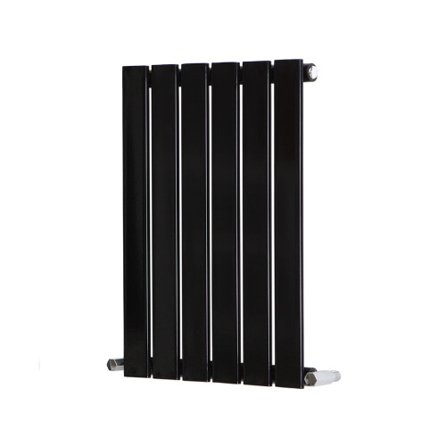 PlumbGalaxy (600 x 410 mm Single, Black) Flat Panel Designer Radiator 1