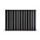 PlumbGalaxy (600 x 886mm Single, Black) Flat Panel Designer Radiator 3
