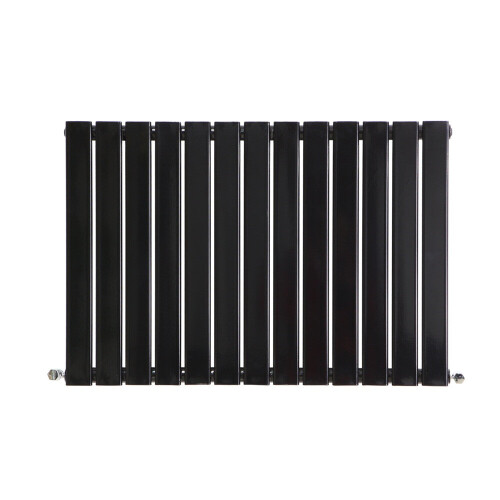 PlumbGalaxy (600 x 886mm Single, Black) Flat Panel Designer Radiator 2