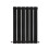 PlumbGalaxy (600 x 410 mm Single, Black) Flat Panel Designer Radiator 4