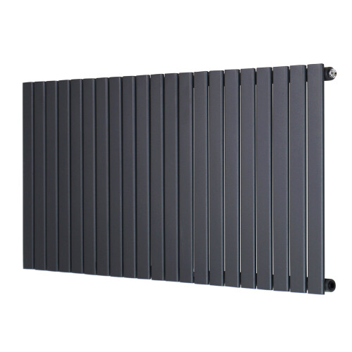 PlumbGalaxy (600 x 1430mm Single, Anthracite) Flat Panel Designer Radiator 2