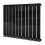 PlumbGalaxy (600 x 750mm Single, Black) Flat Panel Designer Radiator 2