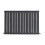 PlumbGalaxy (600 x 886mm Single, Anthracite) Flat Panel Designer Radiator 3