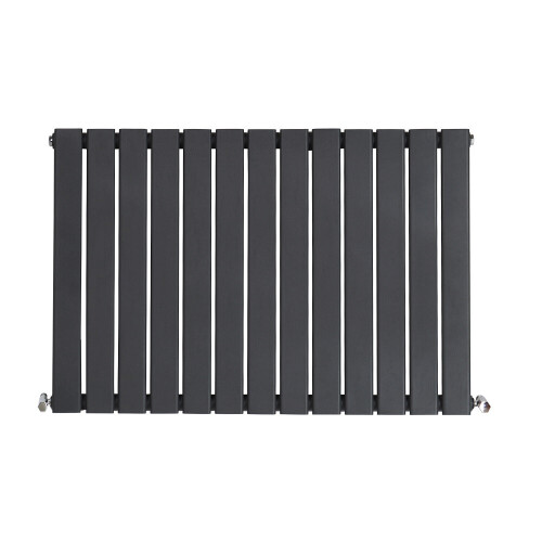 PlumbGalaxy (600 x 886mm Single, Anthracite) Flat Panel Designer Radiator 2