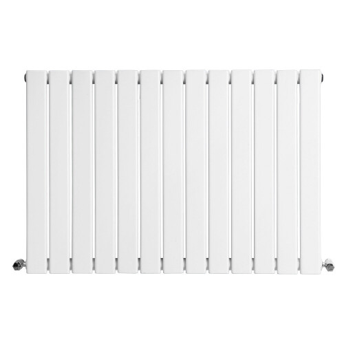 PlumbGalaxy (600 x 886mm Single, White) Flat Panel Designer Radiator 2