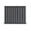 PlumbGalaxy (600 x 750mm Single, Anthracite) Flat Panel Designer Radiator 3
