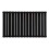 PlumbGalaxy (600 x 1022mm Single, Black) Flat Panel Designer Radiator 3