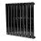 PlumbGalaxy (600 x 614mm Single, Black) Flat Panel Designer Radiator 3