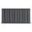 PlumbGalaxy (600 x 1158mm Single, Anthracite) Flat Panel Designer Radiator 3