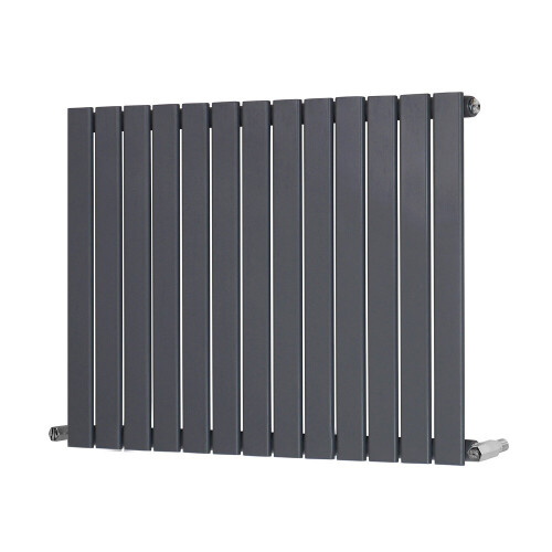 PlumbGalaxy (600 x 886mm Single, Anthracite) Flat Panel Designer Radiator 1