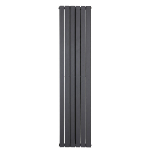 PlumbGalaxy (1800 x 410mm Double, Anthracite) Flat Panel Designer Radiator 2