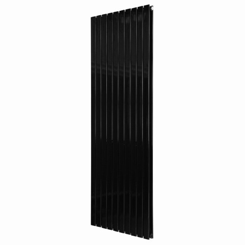 PlumbGalaxy (1800 x 682mm Double, Black) Flat Panel Designer Radiator 1