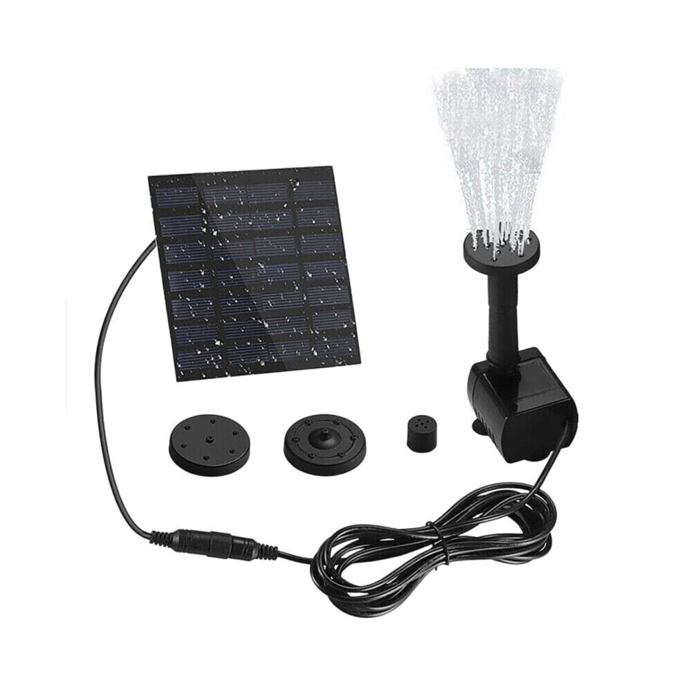 Solar Panel Powered Water Feature Plants Pump Garden Pool Pond Aquarium Fountain