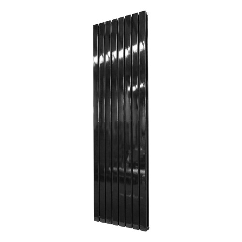 PlumbGalaxy (1800 x 546mm Double, Black) Flat Panel Designer Radiator 1