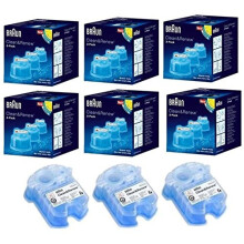 18 x Braun Clean & Renew Shaver Cleaning Refill Cartridges