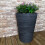 Samuel Alexander Medium Grey Charcoal Effect Garden Trojan Plant Pot 56cm Tall 38cm Wide 2