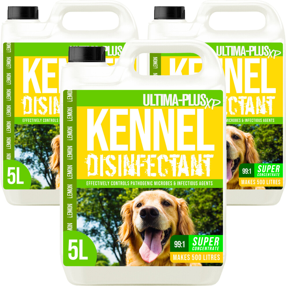 (15L, Lemon) Ultima Kennel Cleaner Disinfectant Deodoriser