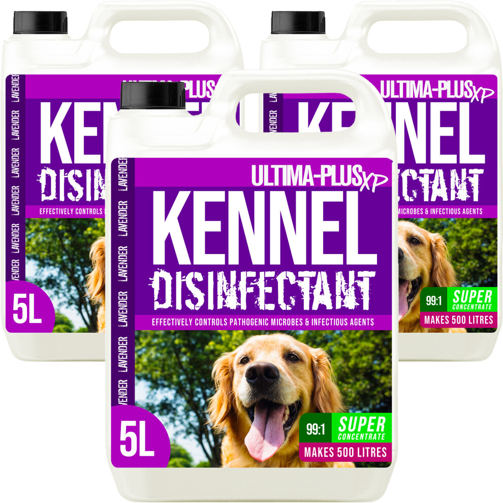 (15L, Lavender) Ultima Kennel Cleaner Disinfectant Deodoriser