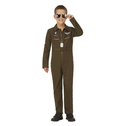 Smiffy's Top Gun Maverick Kids Costume Medium 7-9 Years