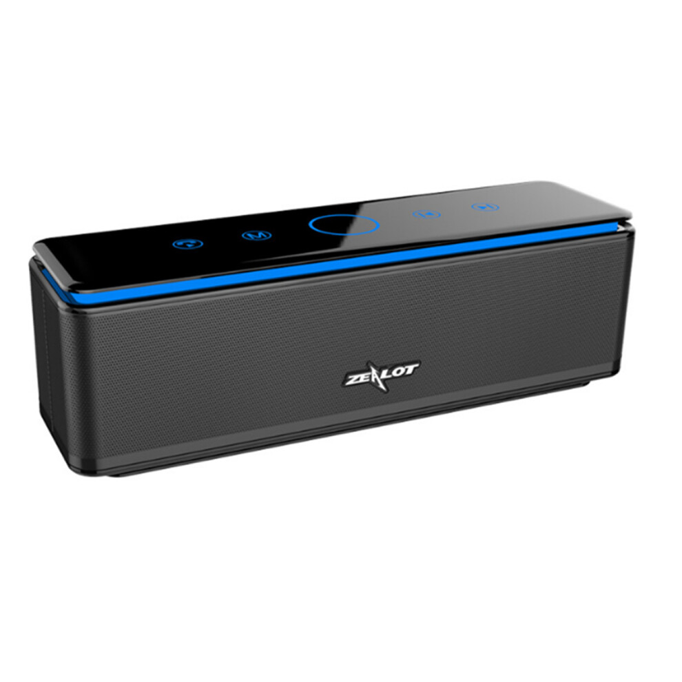 8000Mah Bluetooth Speaker Mobile Power Subwoofer Portable Touch Mini Speaker With Bar Light 7082497872950