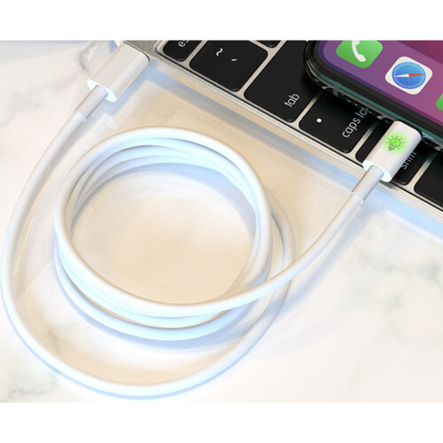 PD 20w Data Cable PD Fast Charging Cable Smart Light Changing Fast Charging Cable Suitable for Apple IPhone12 2