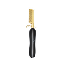 Household Ladies Electric Curling Comb and Curling Rod Multifunctional Electric Straightening Comb with Indicator Light