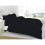 (Black, Double) Plain Dyed Duvet Cover Set With Pillowcase 1