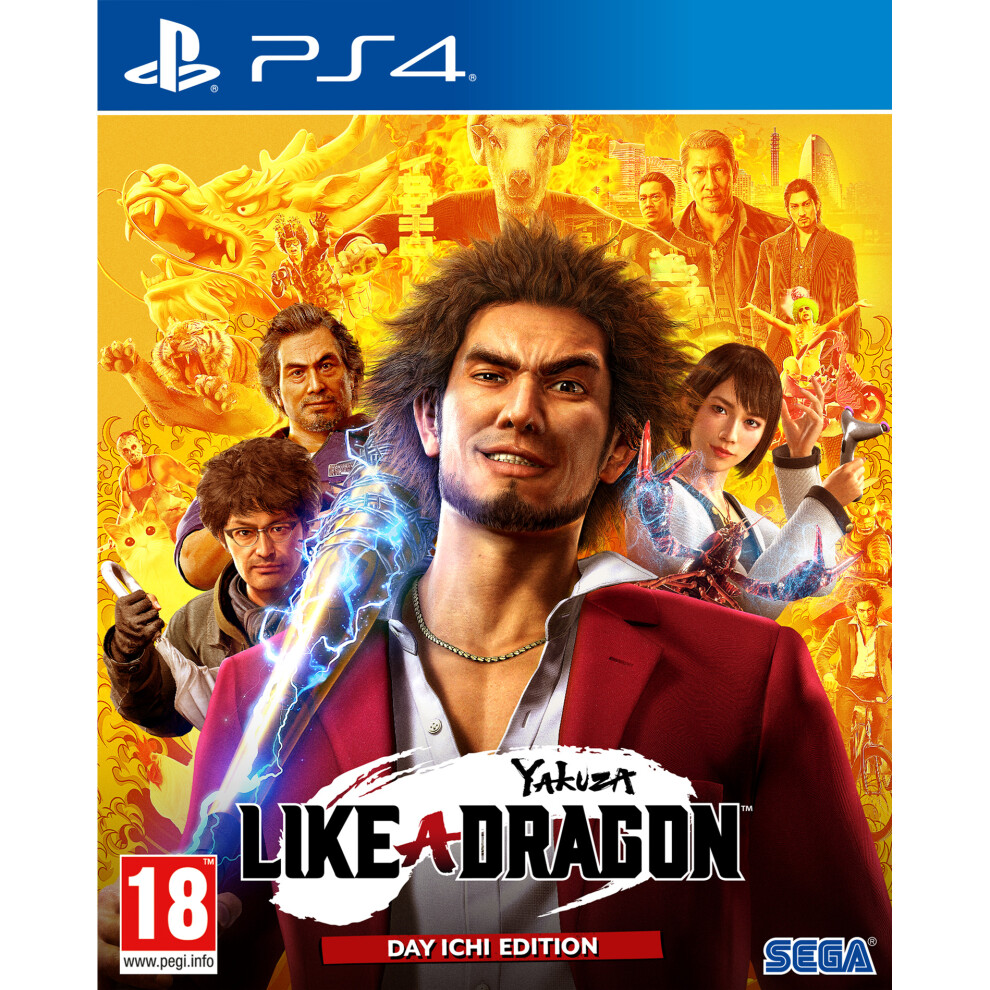 Yakuza Like A Dragon Day Ichi Steelbook Edition Ps4 Game 5055277039388