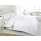 (White, Super-King) Plain Dyed Duvet Cover Set With Pillowcase 1