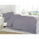 (Grey, Double) Plain Dyed Duvet Cover Set With Pillowcase 1