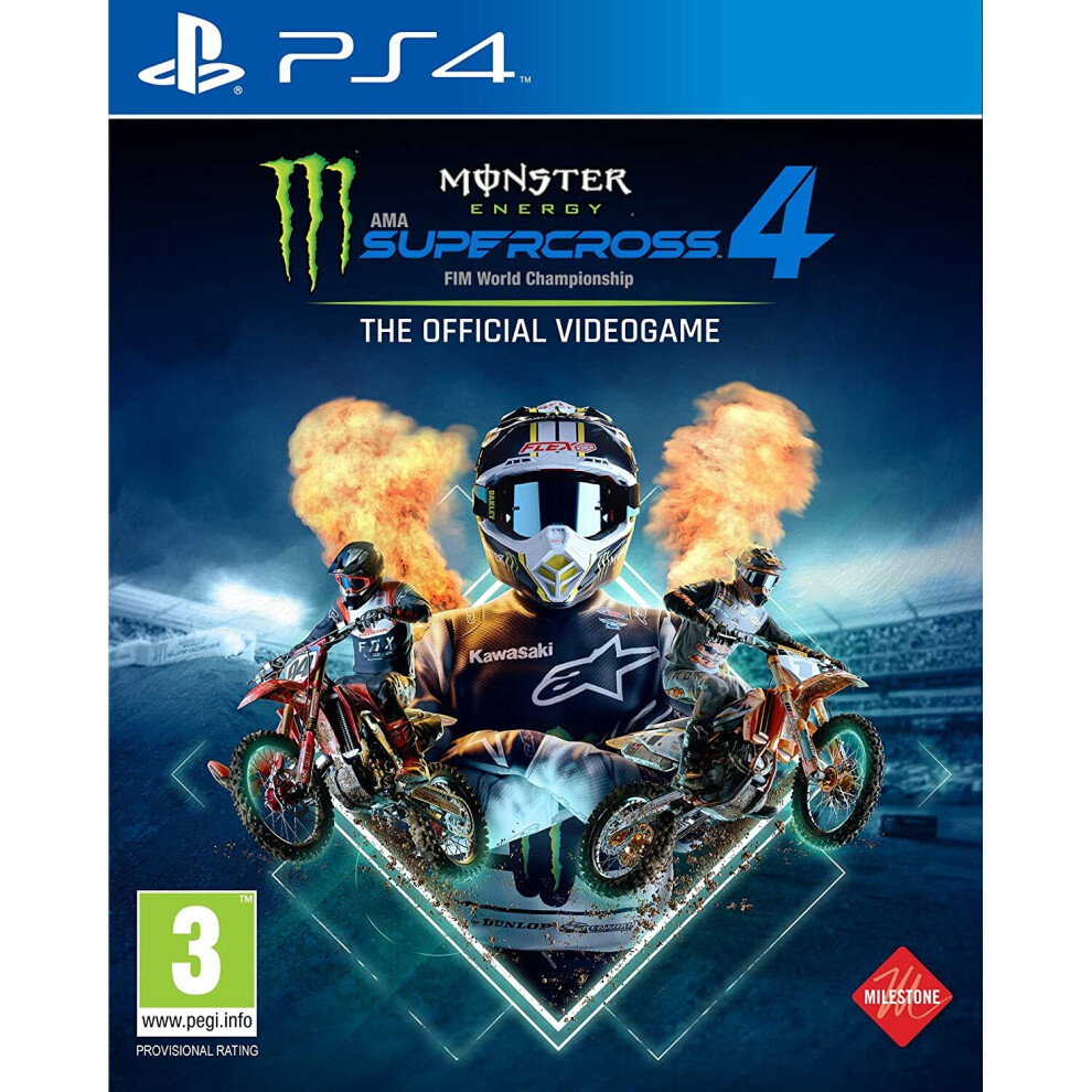 Monster Energy Supercross The Official Videogame 4 Ps4 Game 8057168501674