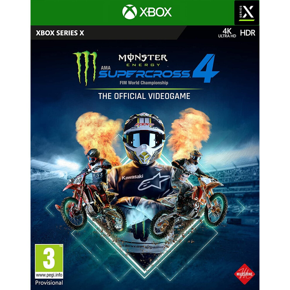 Monster Energy Supercross The Official Videogame 4 Xbox Series X Game 8057168502060