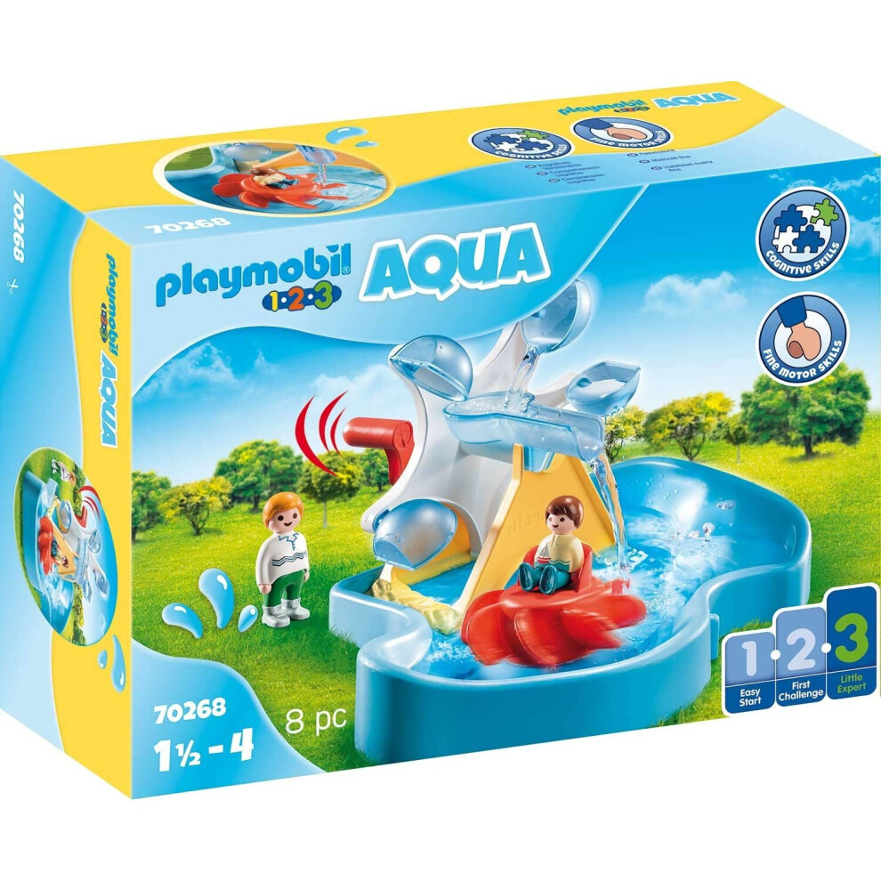 Playmobil Aqua Water Wheel Carousel Playset